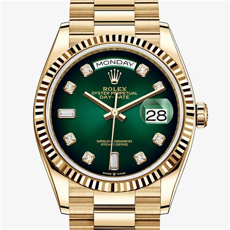 rolex day date 36 yellow.